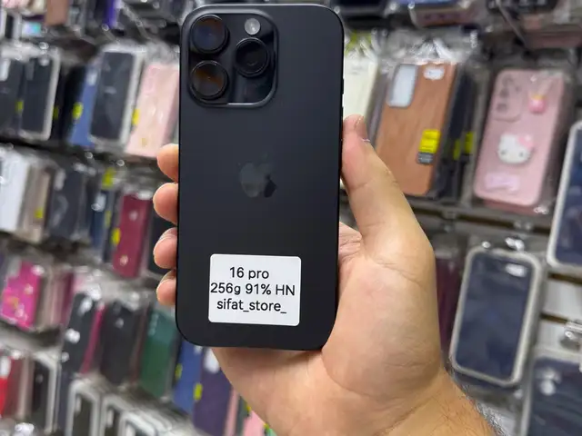 Apple iPhone 16 Pro, 256 gb, Black Titanium, Хуҷанд