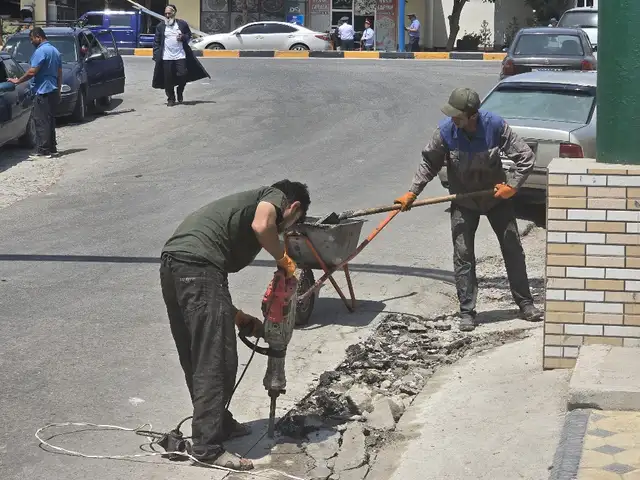 Услуга ремонт дороги, Душанбе