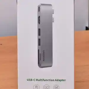 Адаптер Ugreen USB-C Hub for MacBook Pro 6 in 1, Душанбе