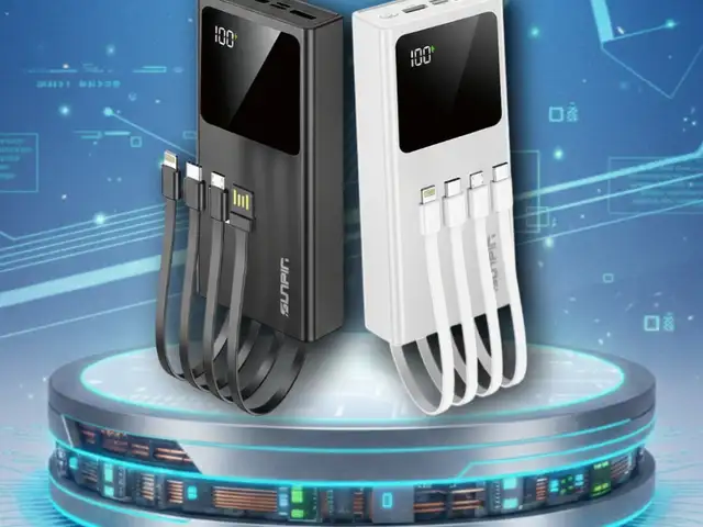 Внешний аккумулятор Повербанк 10000мАч Sunpin SPOO3 Power Bank, Душанбе