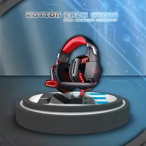 Игровые наушники Kotion Each G1200 с подсветкой и микрофоном, Душанбе