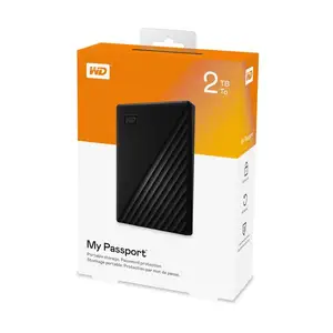 Внешний жёсткий диск WD 2TB My Passport USB 3.2 External Hard Drive, Душанбе