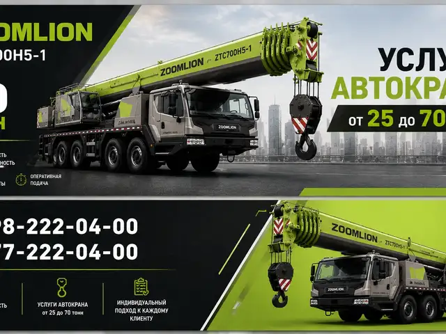 Услуги автокрана от 25 до 70 тонн, Душанбе