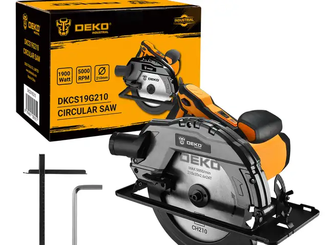 Циркулярная пила 1900W 210мм DEKO DKCS19G210 INDUSTRIAL, Душанбе