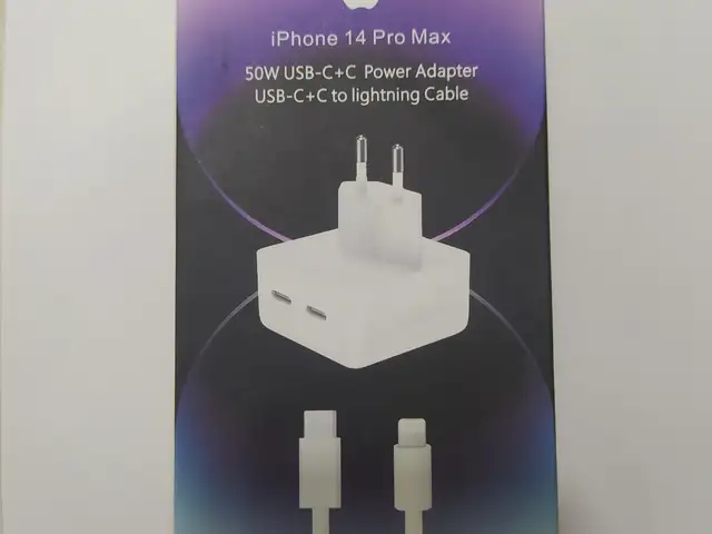 Зарядное устройство Apple iPhone 14 Pro 50W, Бохтар (Курғон-Теппа)