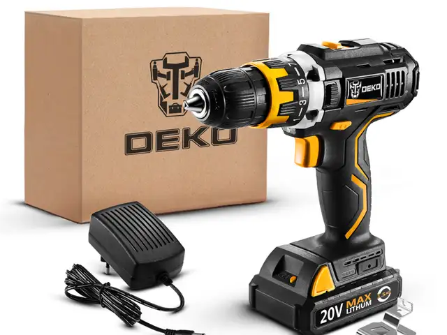 Шуруповерт аккумуляторная 20V MAX DEKO GCD20DU2-S1, Душанбе