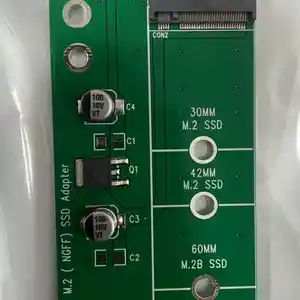Адаптер M.2 NGFF B+M Key M.2 в SSD с SATA3 разъемом, Душанбе