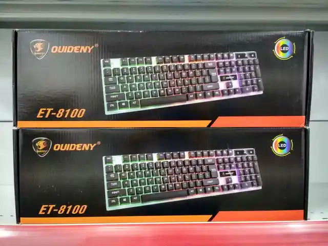 Клавиатура с LED подсветкой Ouideny ET-8100, Душанбе