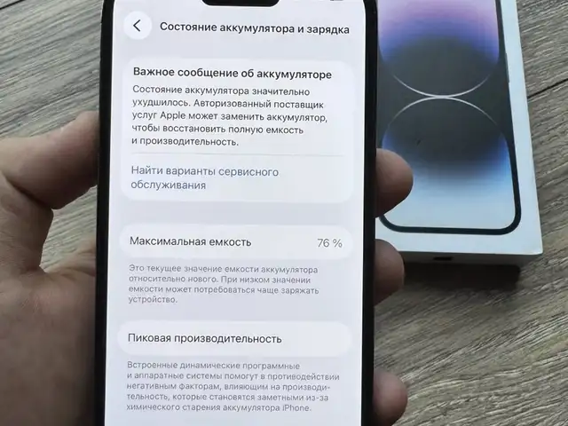 Apple iPhone 14 Pro, 256 gb, Deep Purple, Душанбе