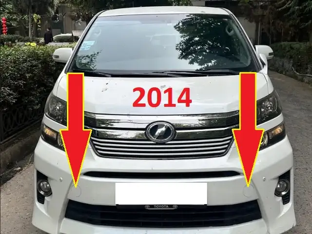 Буксировочные заглушки от Toyota Vellfire 2014., Душанбе