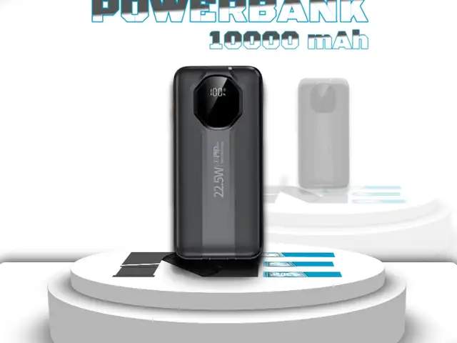 Внешний аккумулятор Powerbank 10000 mAh 22.5W Быстрая зарядка, Душанбе