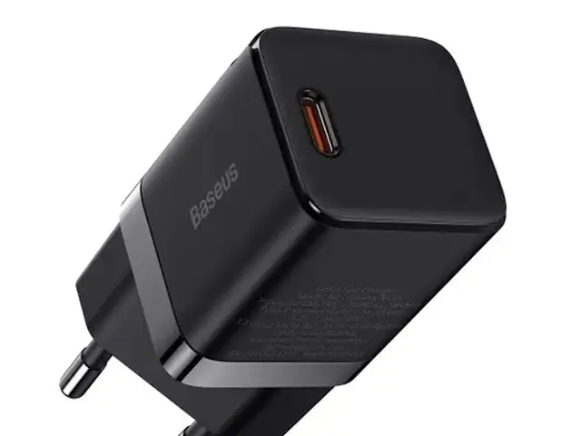 Сетевое зарядное устройство Baseus GAN3 Fast Charger 1C 30W EU Черный CCGN01010, Душанбе