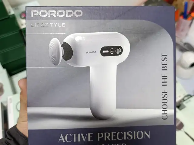 Мини массажер Porodo Lifestyle Active Precision Massager, белый, Душанбе