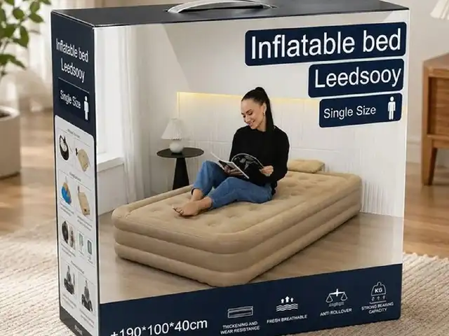 Надувная кровать Leedsboy Single Size, Душанбе