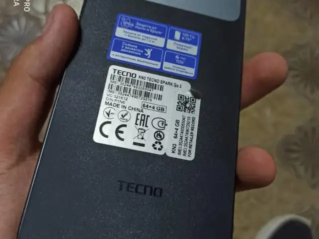 Tecno Spark go 3, Душанбе