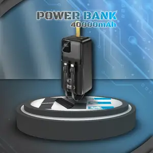 Внешний аккумулятор 40000mAh быстрая зарядка Power Bank, Душанбе