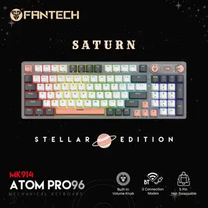 Беспроводная механическая игровая клавиатура Fantech ATOM PRO96 MK914, Душанбе
