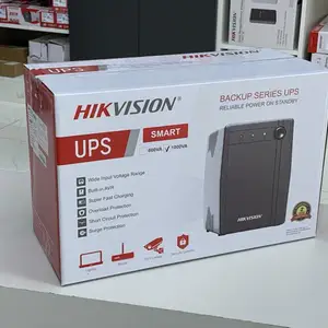 Источник бесперебойного питания Hikvision DS-UPS1000, 1000ВА/600Вт, Душанбе