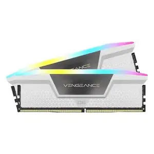 Оперативная память Corsair vengeance rgb white 2x32gb kit ddr5 6400mhz cl32, Душанбе