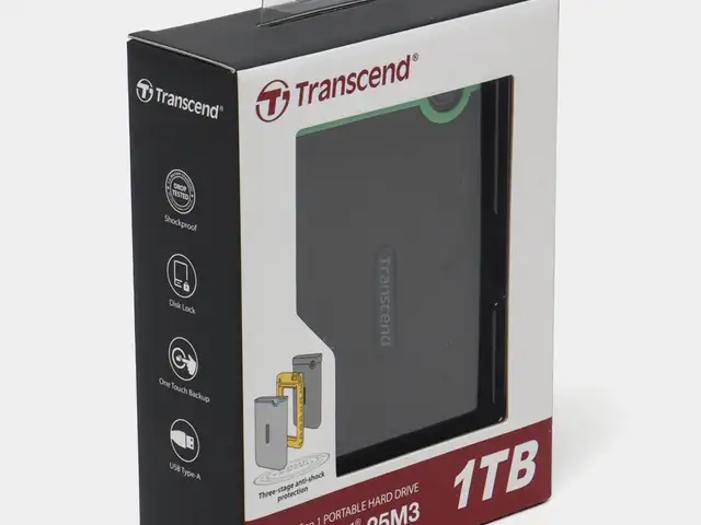Внешний жесткий диск Transcend объемом 1 ТБ, Душанбе