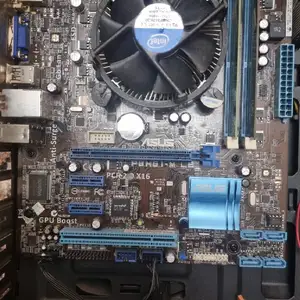Комплект материнская плата Asus H61 + i5 3570 + 8gb ram, Душанбе