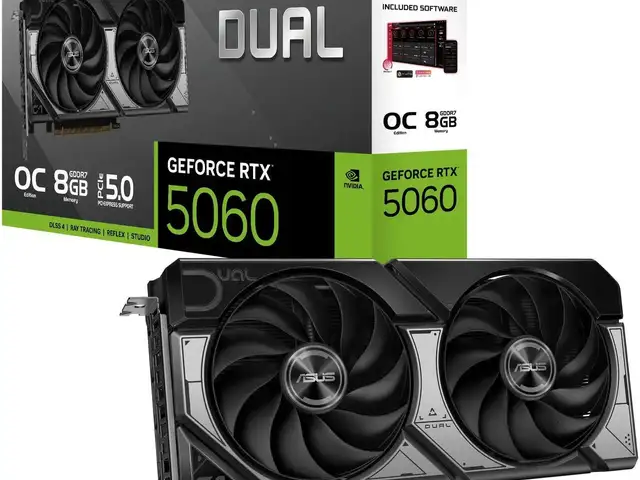 Видеокарта Asus Dual GeForce RTX 5060 OC 8GB, Душанбе
