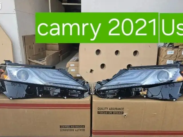 Передние фары на USA Toyota Camry 6 2021, Душанбе