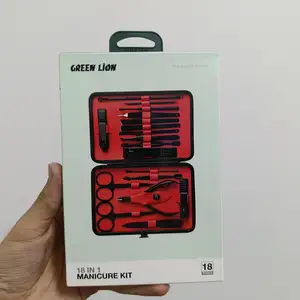 Набор для маникюра Green Lion 18 in 1 Manicure Travel Cutter черный, Душанбе