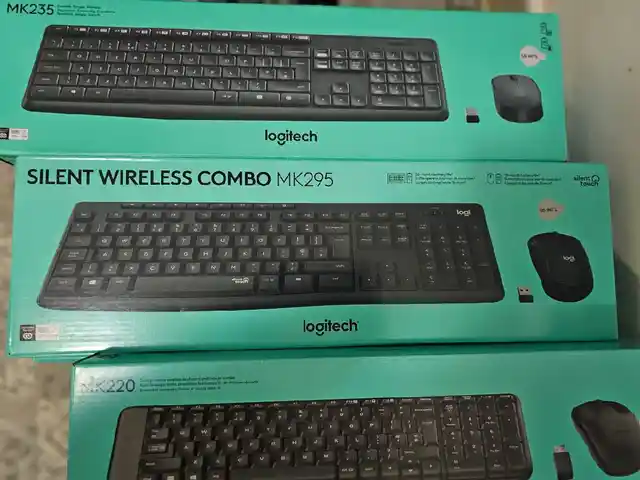 Комплект мышь + клавиатура беспроводная МК295, чёрный Logitech, Душанбе