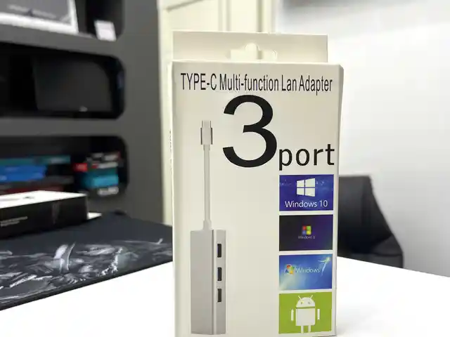 Хаб Type-C to 3x USB 3.0 RJ45 Gigabit, Душанбе