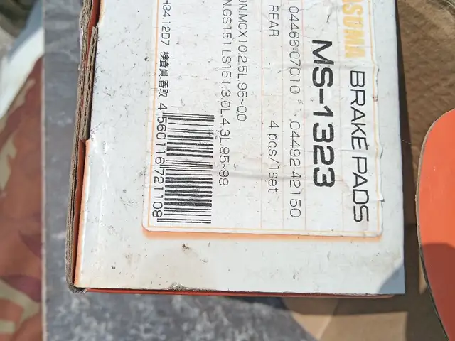 Колодки на Toyota, Исфара