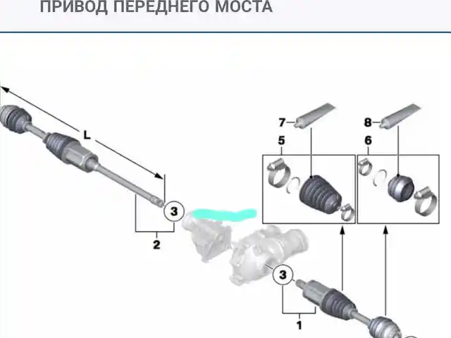 Граната передняя BMW X5 F15 X6 F16, Душанбе