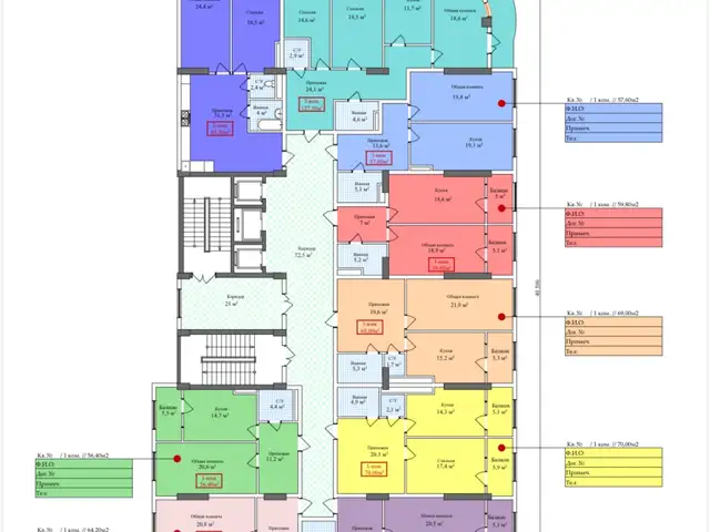 1-комн. квартира, 10 этаж, 64 м², 18мкр, Худжанд - 10