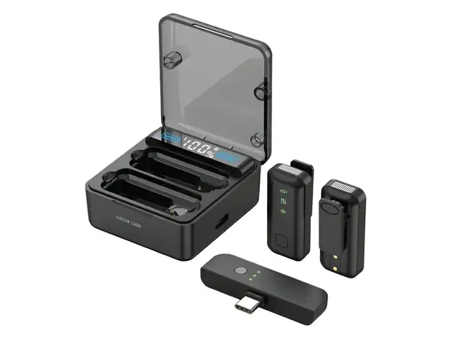 Беспроводной микрофон Green Lion 2 IN 1 Microphone Digital Display черный, Душанбе