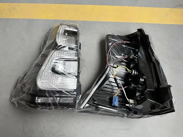 Задние фары на Toyota Prado 2018-2022 черные, Душанбе