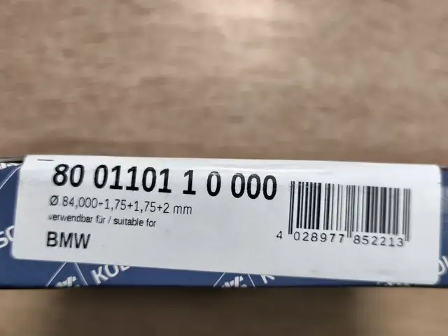 Поршневые кольца 800110110000 Kolbenschmidt BMW N47 N57, Худжанд