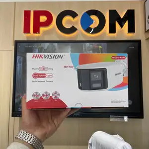 Камера видеонаблюдения Hikvision DS-2CD1T63G2P-LIUF SL панорамная IP-камера 6 МП 180 с сиреной, Худжанд