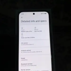 Xiaomi Redmi Turbo 4 Pro, Душанбе