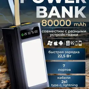 Повербанк 80000mah, Гулистон (Кайраккум)