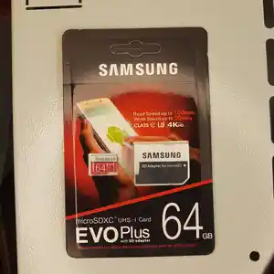 Флешка Samsung 64Gb EVO Plus, Душанбе