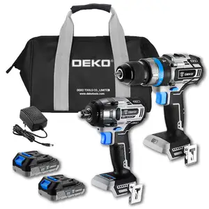 Набор 20V DEKO DKBL20XLC5-B Шуруповерт & Гайковерт, Душанбе