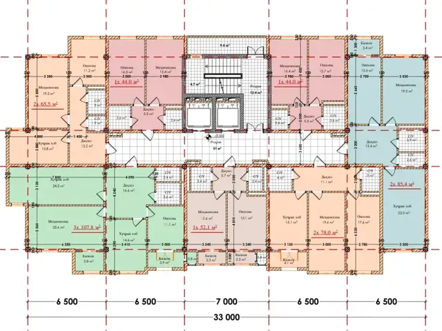 2-комн. квартира, 14 этаж, 78 м², куч. Лоик Шерали 25, Панҷакент
