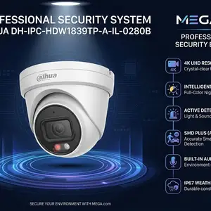 Камера наружная IP Dahua DH-IPC-HDW1839TP-A-IL-0280B, Хуҷанд