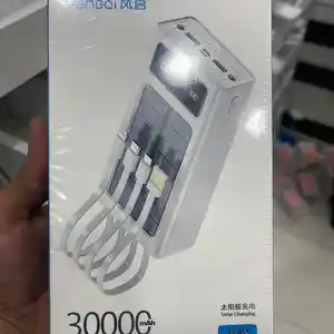 Внешний аккумулятор на солнечных батареях, Fengqi 30000 mAh, Душанбе