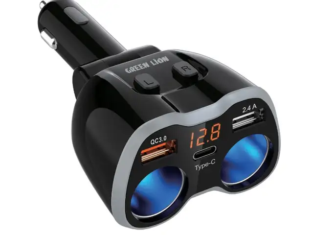 Переходник Адаптер для зарядки в автомобиле Green Lion Multi-Port Car Charger Ad, Душанбе