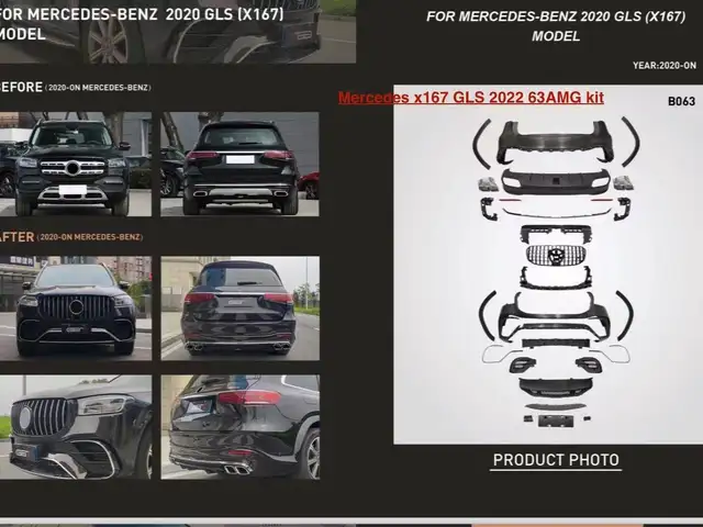 Кузовной комплект Mercedes-Benz x167 GLS AMG63, Душанбе