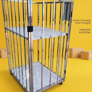 Стеллаж из нержавейки на колесиках, Душанбе