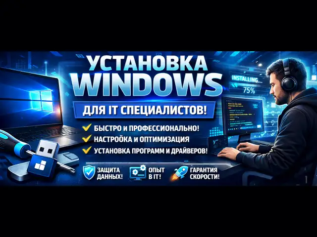 Установка виндовс, Душанбе