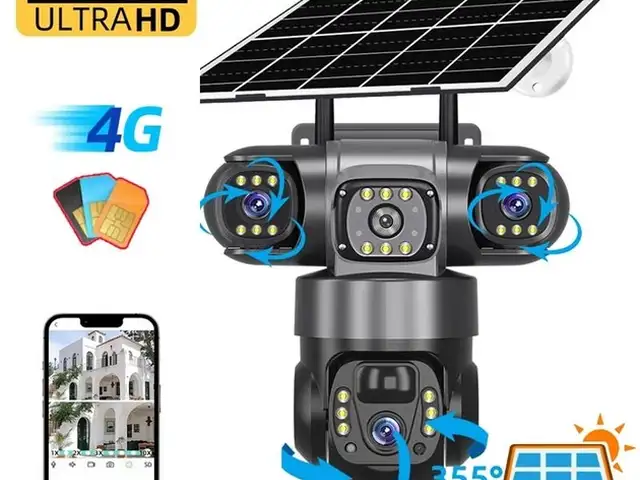 Солнечная наружная камера V380 VTS28GF, Душанбе