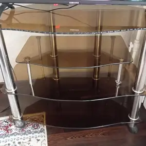 Стеклянная подставка для телевизора, Душанбе